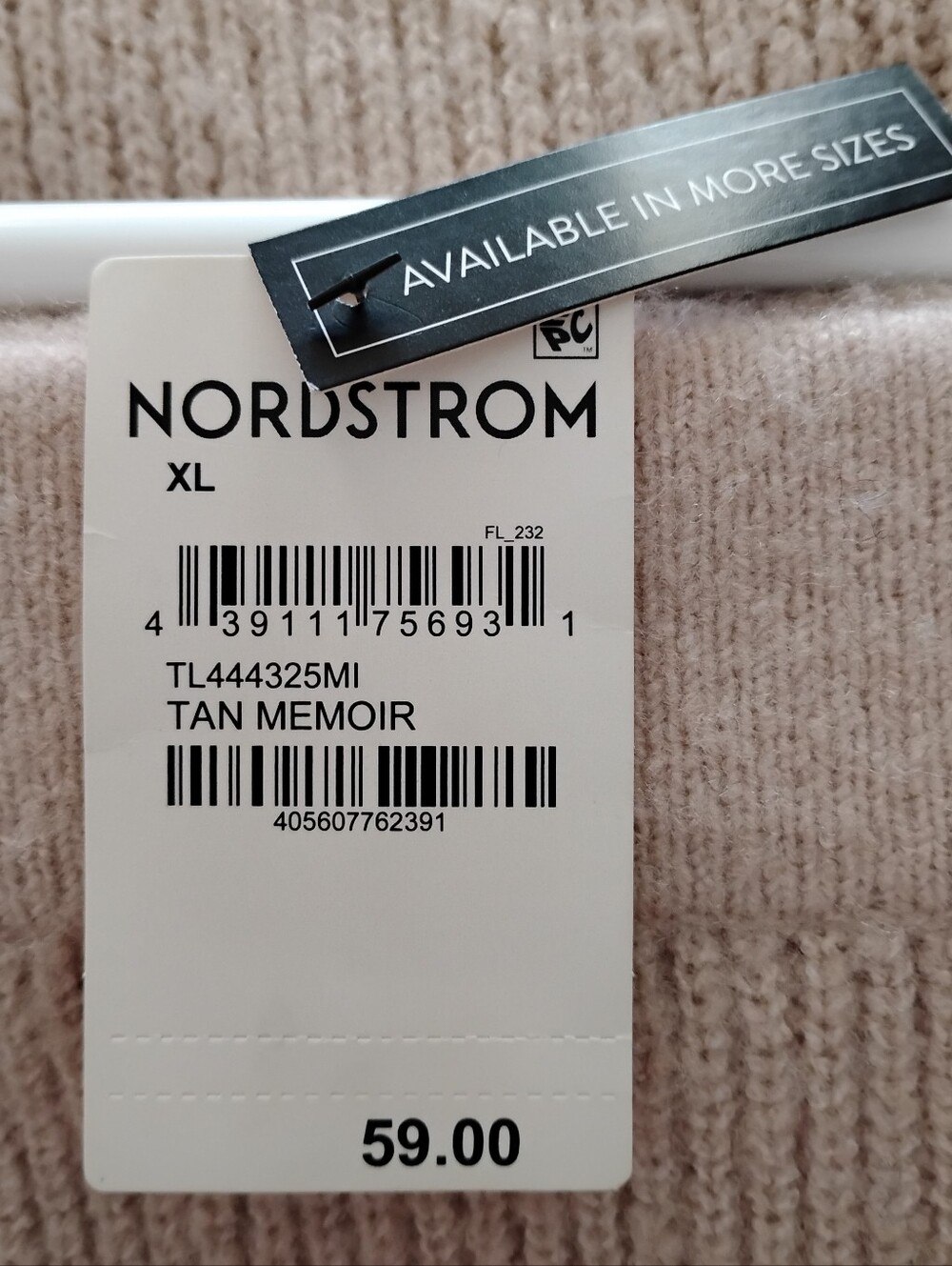 NWT (MSRP $59) Leith Women's Tan Memoir Split Sweater Midi Skirt Size XL cozy - Picture 12 of 16